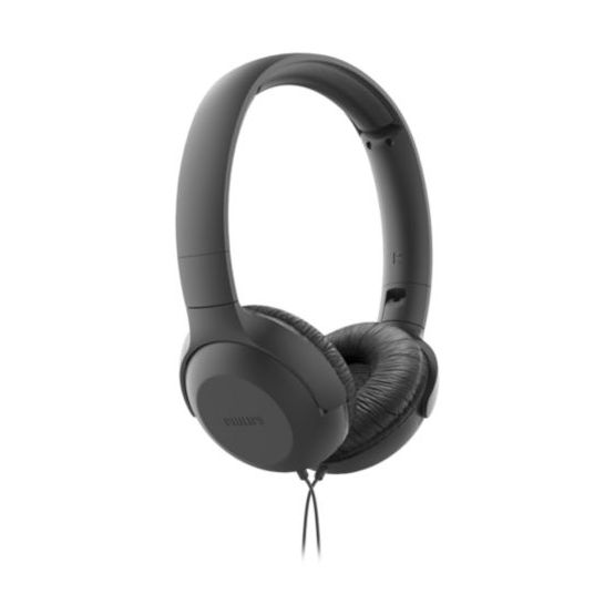 Auriculares Philips TAUH201/ con Micrófono/ Jack 3.5/ Negros