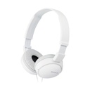 Auriculares Sony MDR-ZX110W/ Jack 3.5/ Blancos