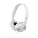 Auriculares Sony MDRZX310APW/ con Micrófono/ Jack 3.5/ Blancos