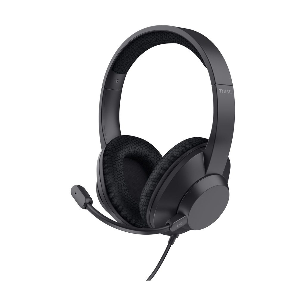 Auriculares Trust Ayda Max USB-ENC/ con Micrófono/ USB/ Negros