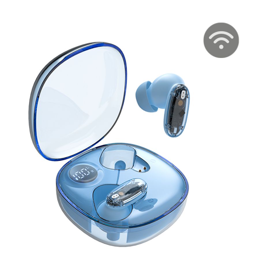 Auriculares Bluetooth Mars Gaming MHIB2 con estuche de carga/ Autonomía 7h/ Azules