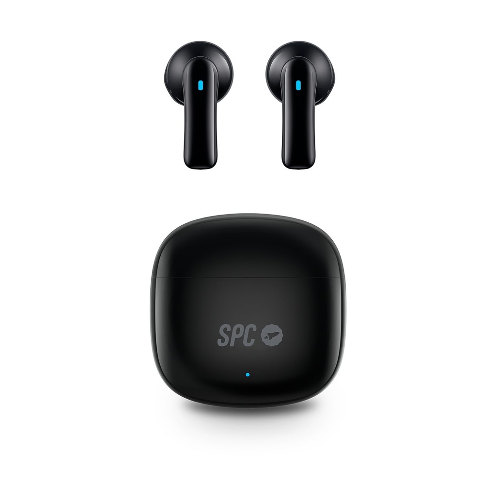 Auriculares Bluetooth SPC Zion 2 Play con estuche de carga/ Autonomía 7h/ Negros