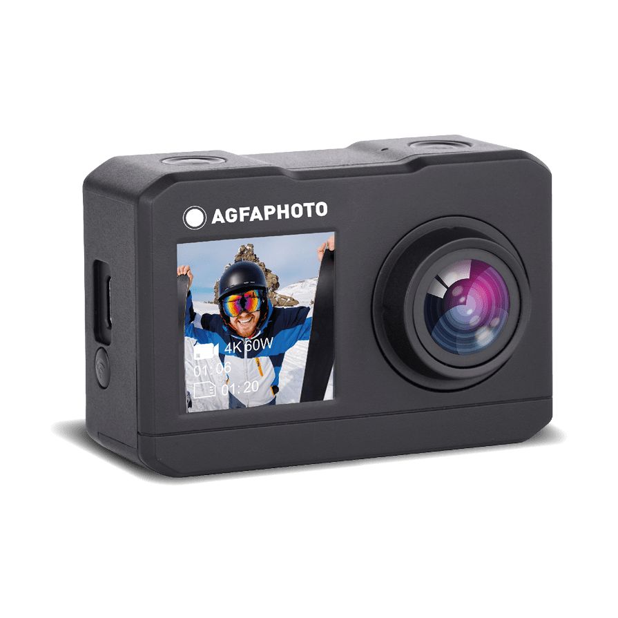 Cámara Digital Deportiva AgfaPhoto AC7000 2.7K/ 16MP/ Ángulo de visión 120ş/ Gris