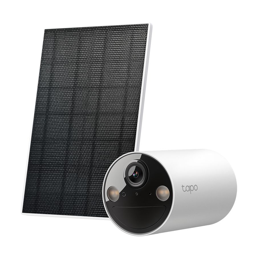 Cámara de Videovigilancia TP-Link Tapo TC82 Kit/ Visión nocturna/ Control desde APP/ Incluye Panel Solar
