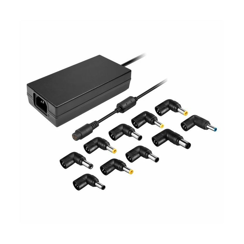 Cargador de Portátil Leotec Notebook/ 120W/ Automático/ 10 Conectores/ Voltaje 12-20V