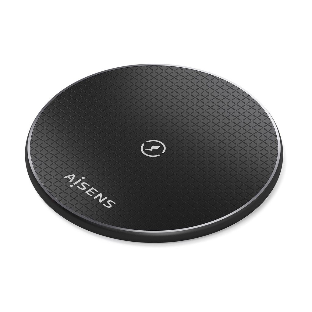 Base de carga Inalámbrica Aisens ASCH-15W1WC058-BK 15W/ Negro