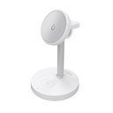 Base de carga Inalámbrica Aisens ASCH-15W3WC065-W/ 15W/ Blanco