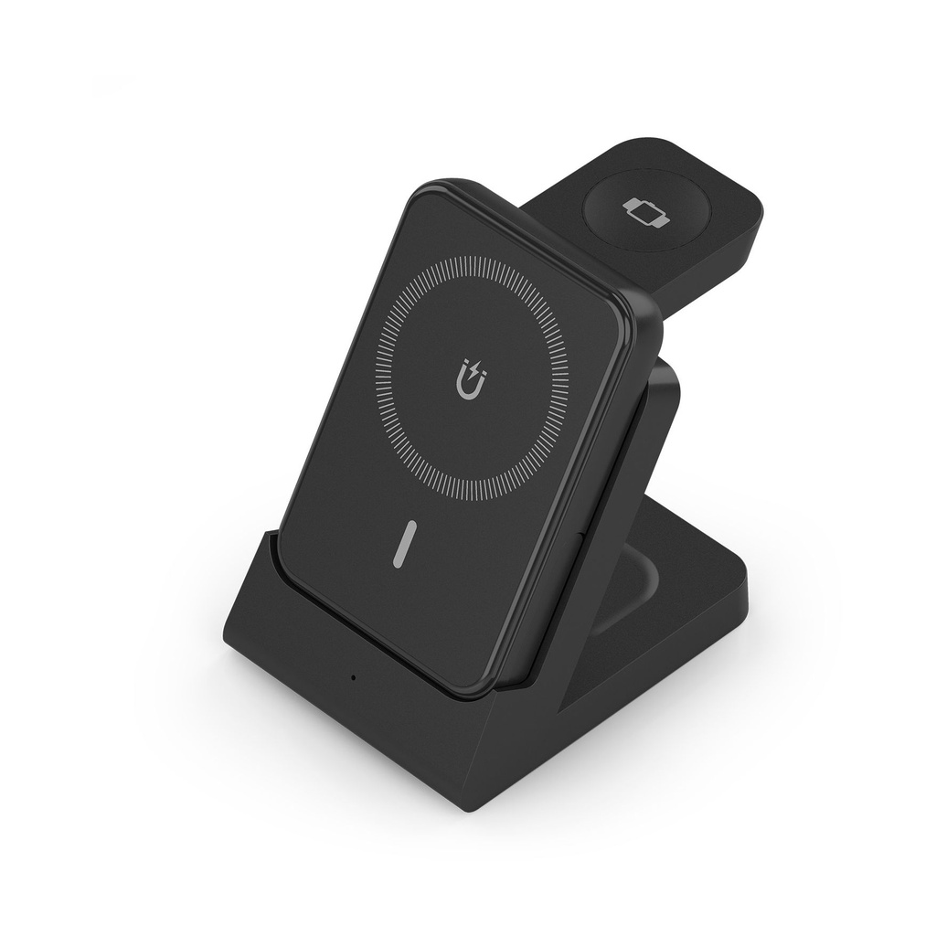 Base de carga Inalámbrica Aisens ASCH-15W4WC064-BK/ 15W/ Negro