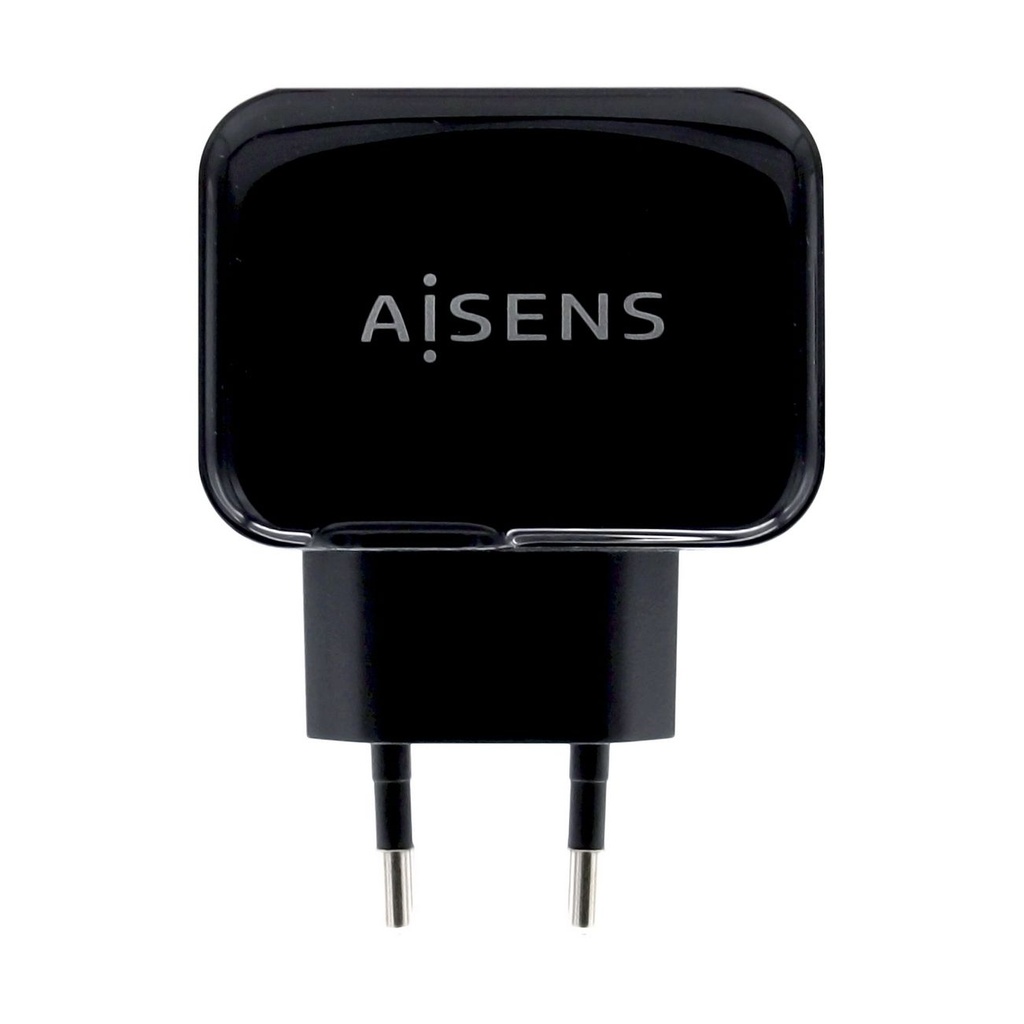 Cargador de Pared Aisens A110-0440/ 2xUSB/ 17W