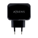 Cargador de Pared Aisens A110-0440/ 2xUSB/ 17W
