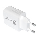 Cargador de Pared GaN Leotec LECSPH30W2W/ 1xUSB Tipo-C/ 1xUSB/ 30W