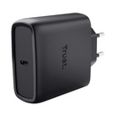 Cargador de Pared GaN Trust Maxo 65W/ 1xUSB Tipo-C/ Incluye Cable USB Tipo-C/ 65W