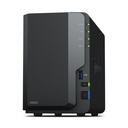 NAS Synology Diskstation DS223/ 2 Bahías 3.5"- 2.5"/ 2GB DDR4/ Formato Torre