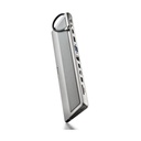 Docking USB Tipo-C NGS WonderDock 12 Pro/ 3xUSB/ 2xHDMI 4K/ 1xVGA/ 1xRJ45/ 1xLector de Tarjetas/ 1xJack 3.5/ 1xUSB Tipo-C PD/ Gris
