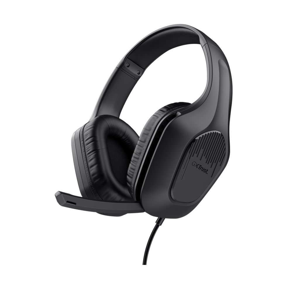 Auriculares Gaming con Micrófono Trust Gaming GXT 417 Zirox/ Jack 3.5/ Negros