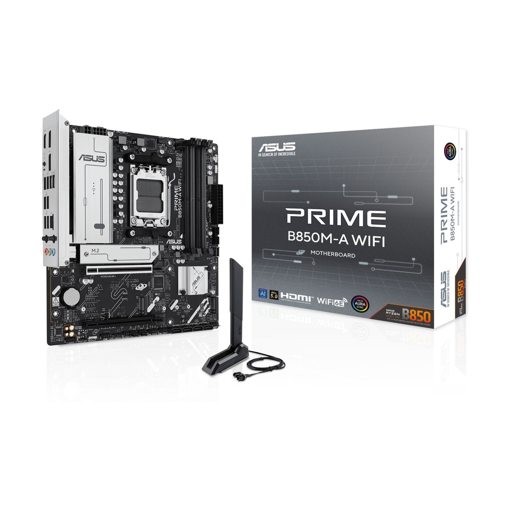 Placa Base Asus Prime B850M-A WIFI Socket AM5/ DDR5/ PCIe 5.0/ Micro ATX