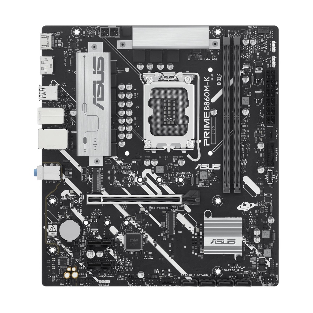 Placa Base Asus Prime B860M-K Socket 1851/ DDR5/ PCIe 5.0/ Micro ATX