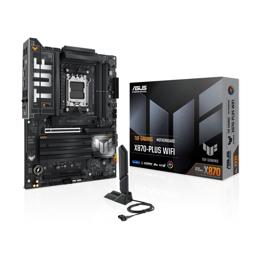 Placa Base Asus TUF GAMING X870-PLUS WIFI/ Socket AM5/ DDR5/ PCIe 5.0