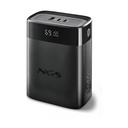Powerbank 30000mAh NGS TWIX30/ 140W/ Compatible con Portátiles/ Negra