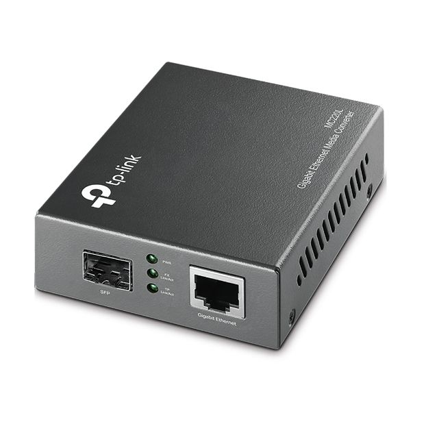 Conversor de Medios Gigabit TP-Link MC220L/ 1 Puerto/ RJ-45 10/100/1000