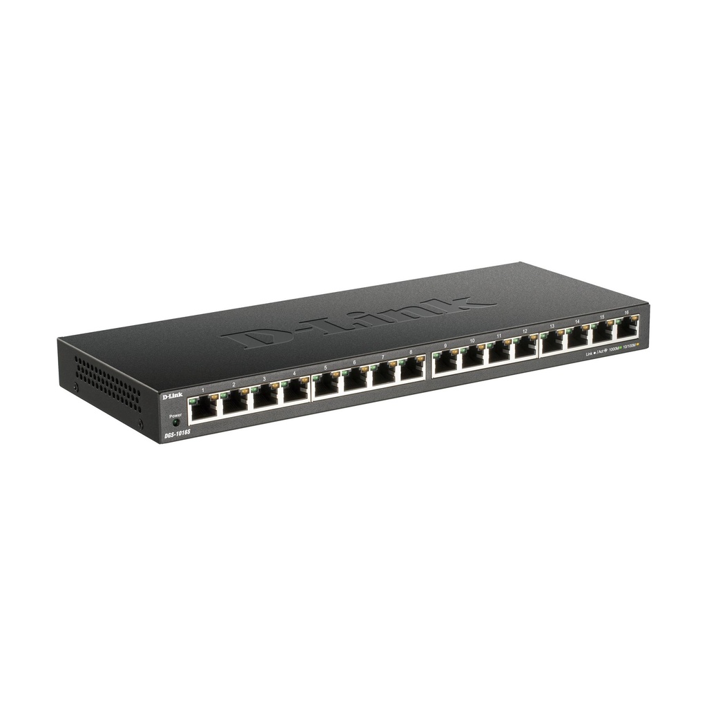 Switch D-Link DGS-1016S 16 Puertos/ RJ-45 10/100/1000