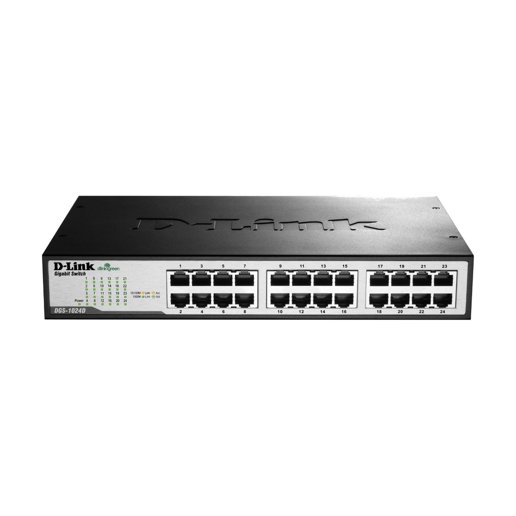Switch D-Link DGS-1024D 24 Puertos/ RJ-45 Gigabit 10/100/1000