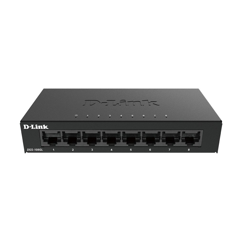 Switch D-Link DGS-108GL 8 Puertos/ RJ-45 10/100/1000