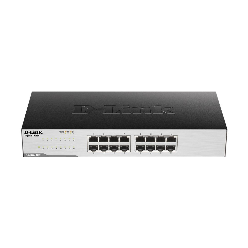 Switch D-Link GO-SW-16G 16 Puertos/ RJ-45 10/100/1000