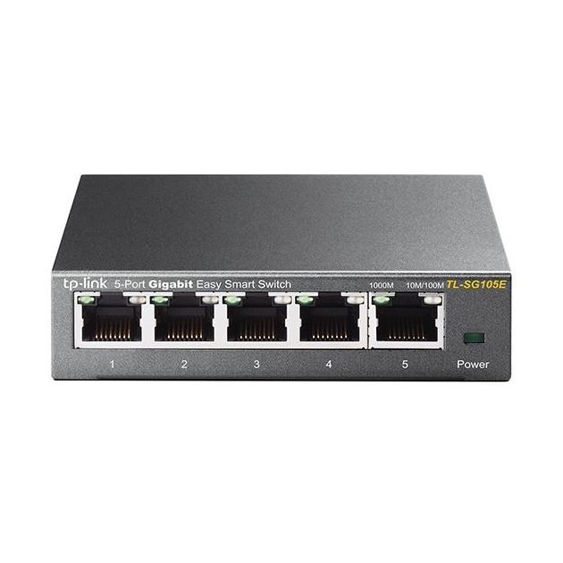 Switch TP-Link Easy Smart TL-SG105E 5 Puertos/ RJ-45 10/100/1000