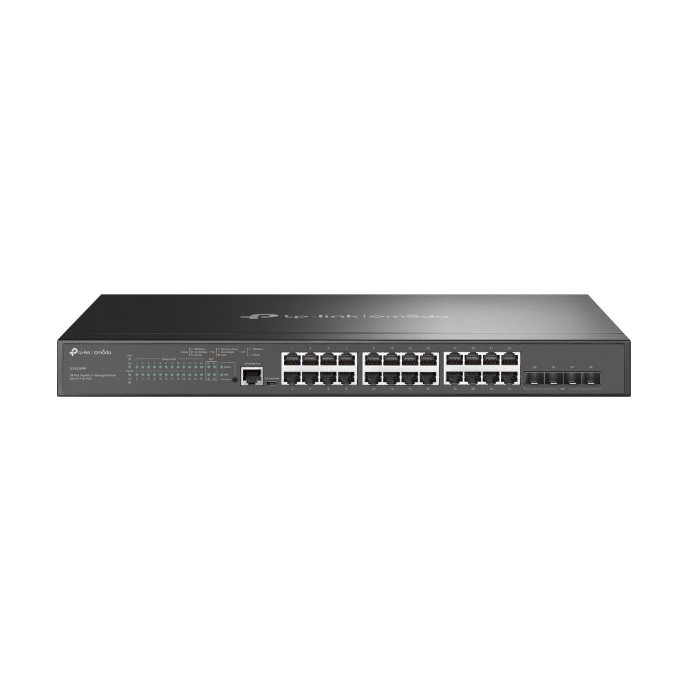 Switch TP-Link Omada Gigabit L2 JetStream TL-SG3428MP 28 Puertos/ RJ-45 10/100/1000 PoE/ SFP