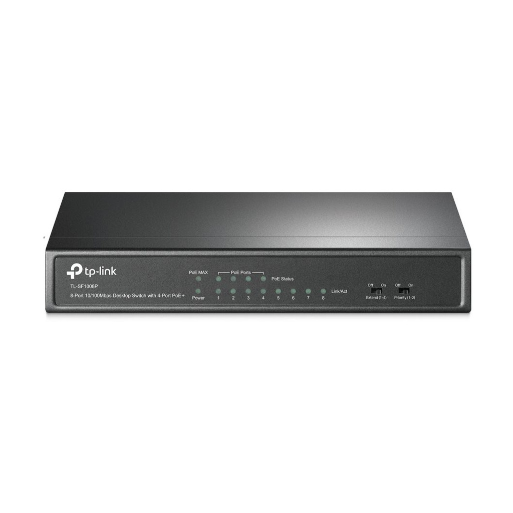 Switch TP-Link SF1008P 8 Puertos/ RJ-45 10/100 PoE