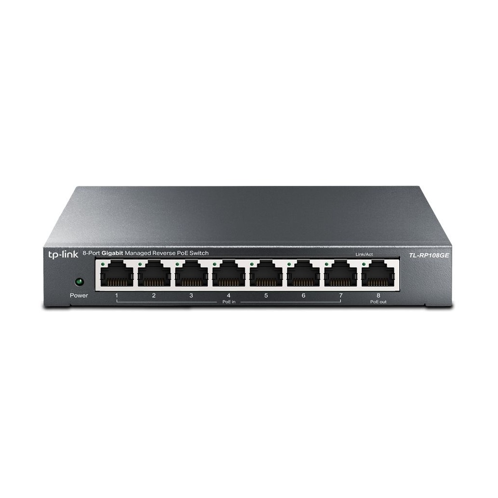 Switch TP-Link TL-RP108GE 8 Puertos/ RJ-45 10/100/1000 PoE