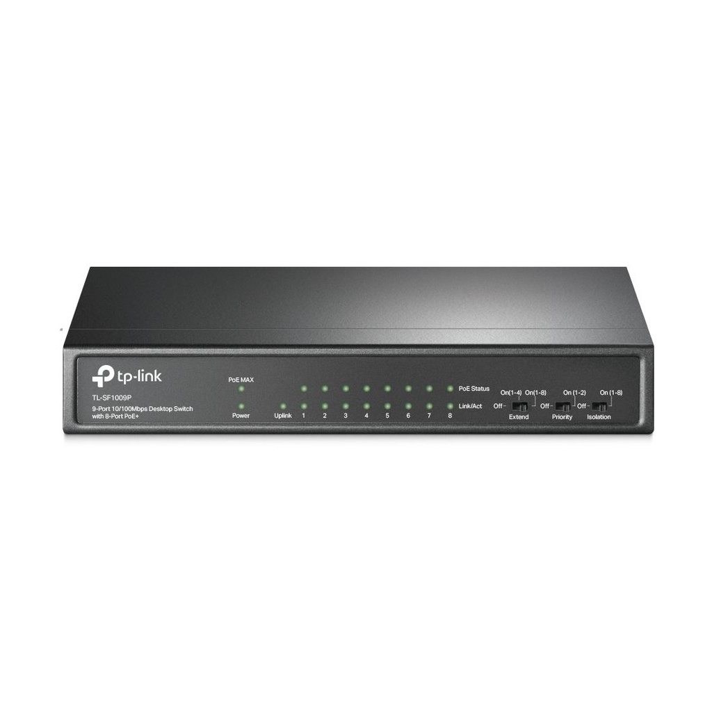 Switch TP-Link TL-SF1009P 9 Puertos/ RJ-45 10/100/ PoE
