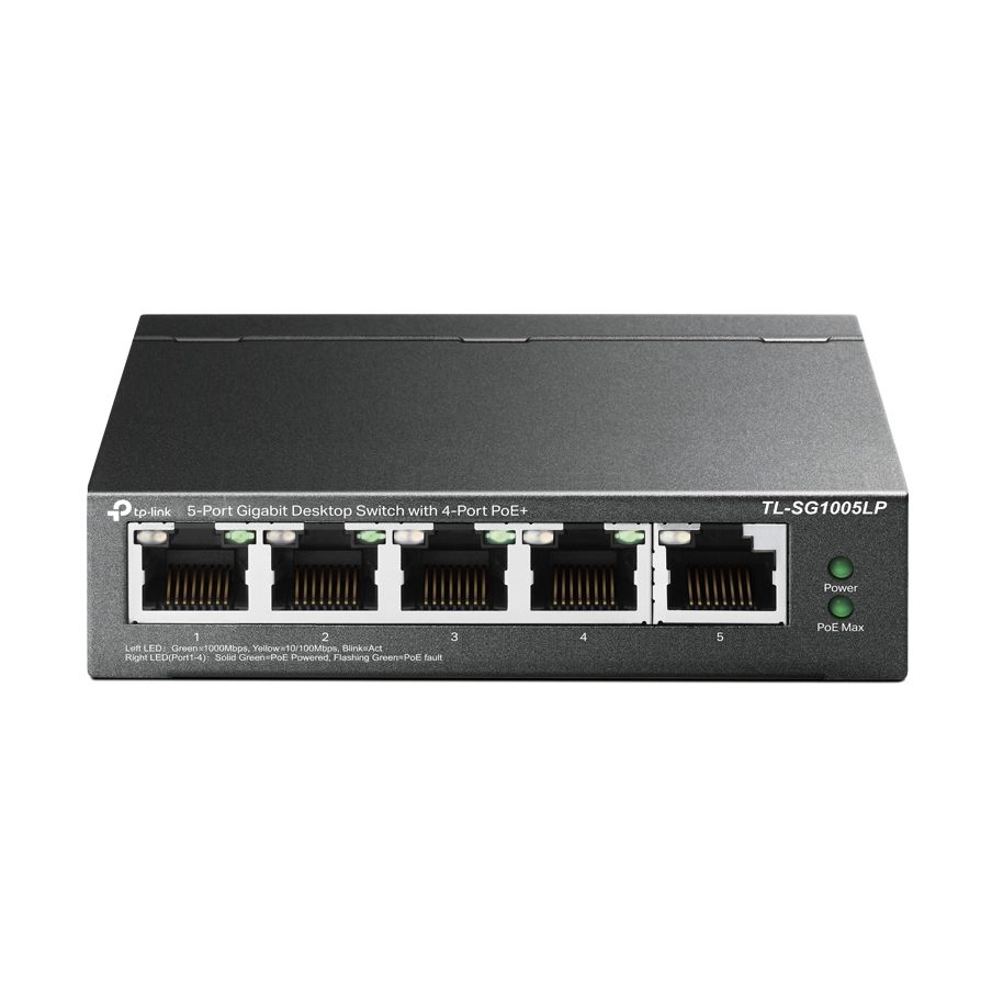 Switch TP-Link TL-SG1005LP 5 Puertos/ RJ-45 10/100/1000/ PoE