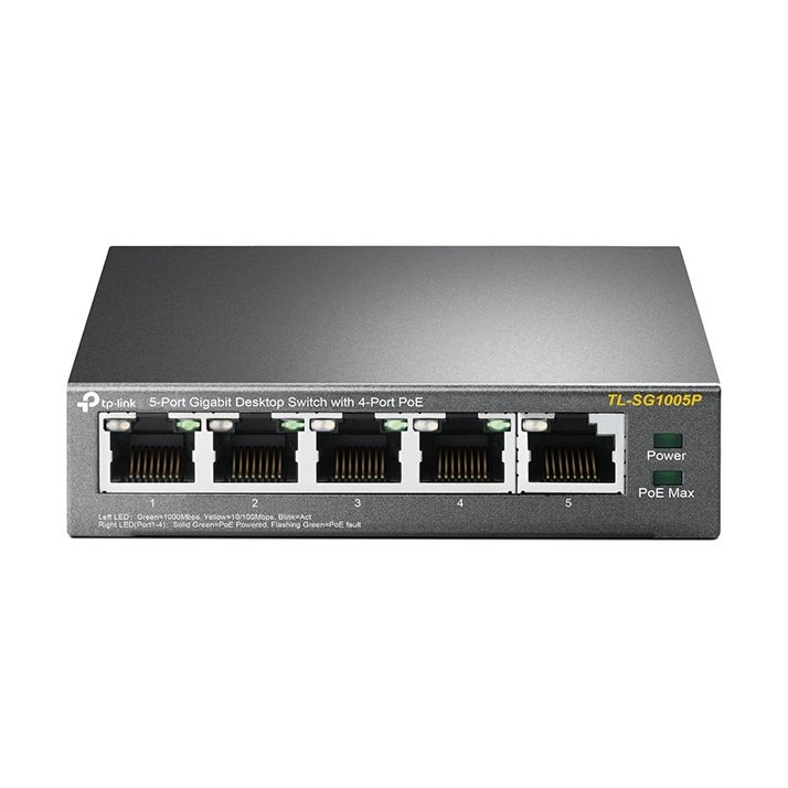 Switch TP-Link TL-SG1005P 5 Puertos/ RJ-45 10/100/1000 PoE