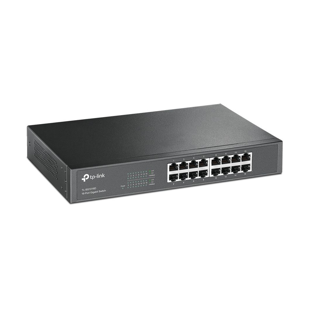 Switch TP-Link TL-SG1016D 16 Puertos/ RJ-45 10/100/1000