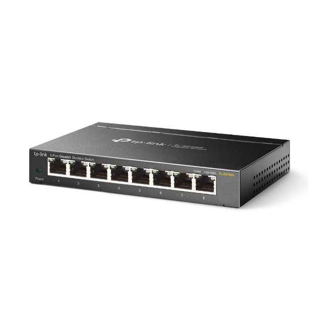 Switch TP-Link TL-SG108S 8 Puertos/ RJ-45 10/100/1000