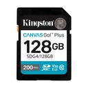 Tarjeta de Memoria Kingston CANVAS Go! Plus 128GB SD XC/ Clase 10/ 200MBs