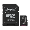 Tarjeta de Memoria Kingston CANVAS Select Plus 128GB microSD XC con Adaptador/ Clase 10/ 150MBs