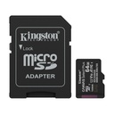 Tarjeta de Memoria Kingston CANVAS Select Plus 64GB microSD XC con Adaptador/ Clase 10/ 100MBs