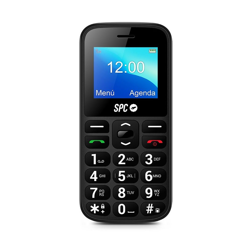 Teléfono Móvil SPC Fortune 2 4G para Personas Mayores/ Negro