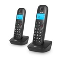 Teléfono Inalámbrico SPC Air Pro Duo 7302N/ Pack DUO/ Negro