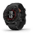 Garmin Fenix 7 Pro Solar 47mm GPS Grau mit schwarzem Armband