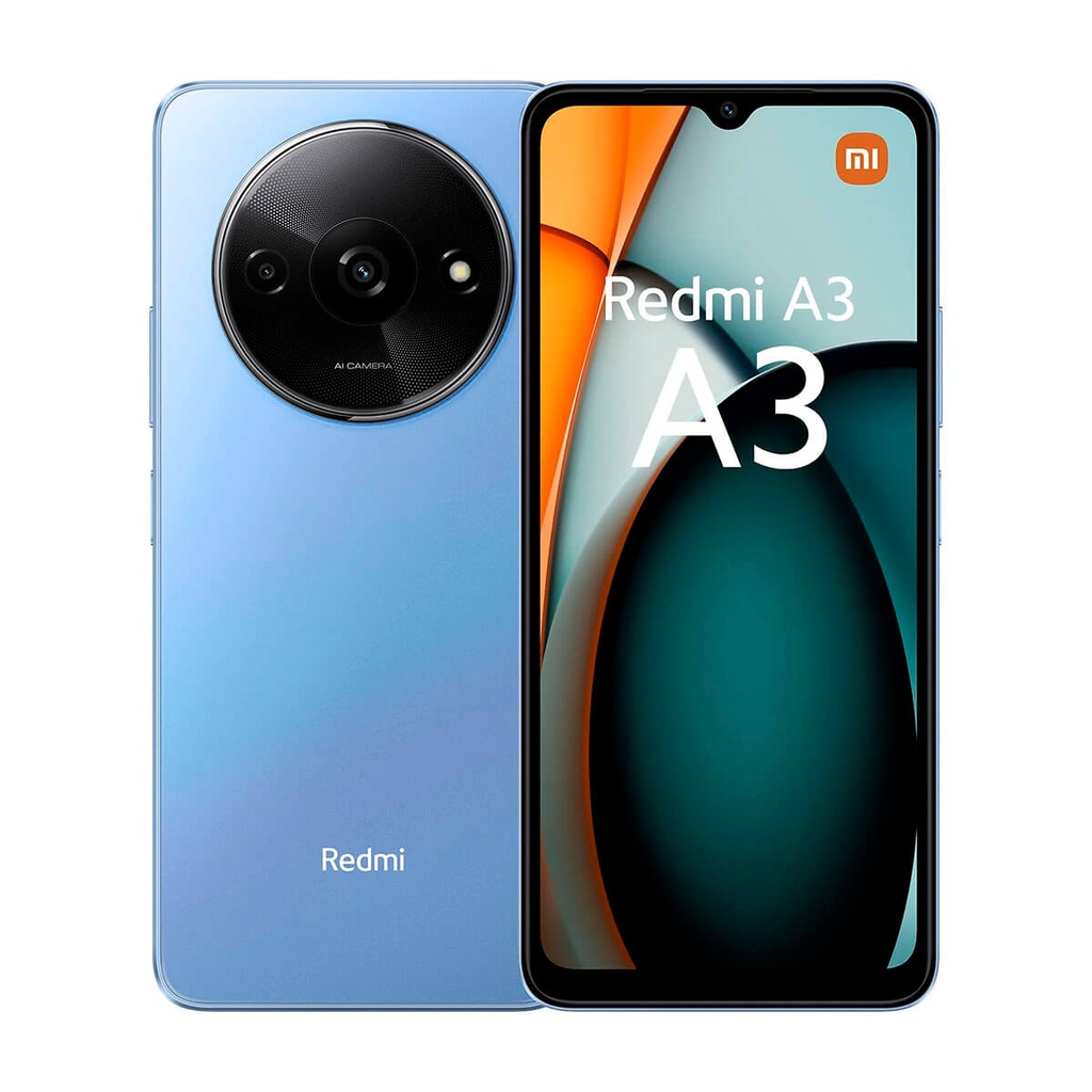 Xiaomi Redmi A3 3GB/64GB Azul (Star Blue) Dual SIM Reacondicionado - Muy Bueno