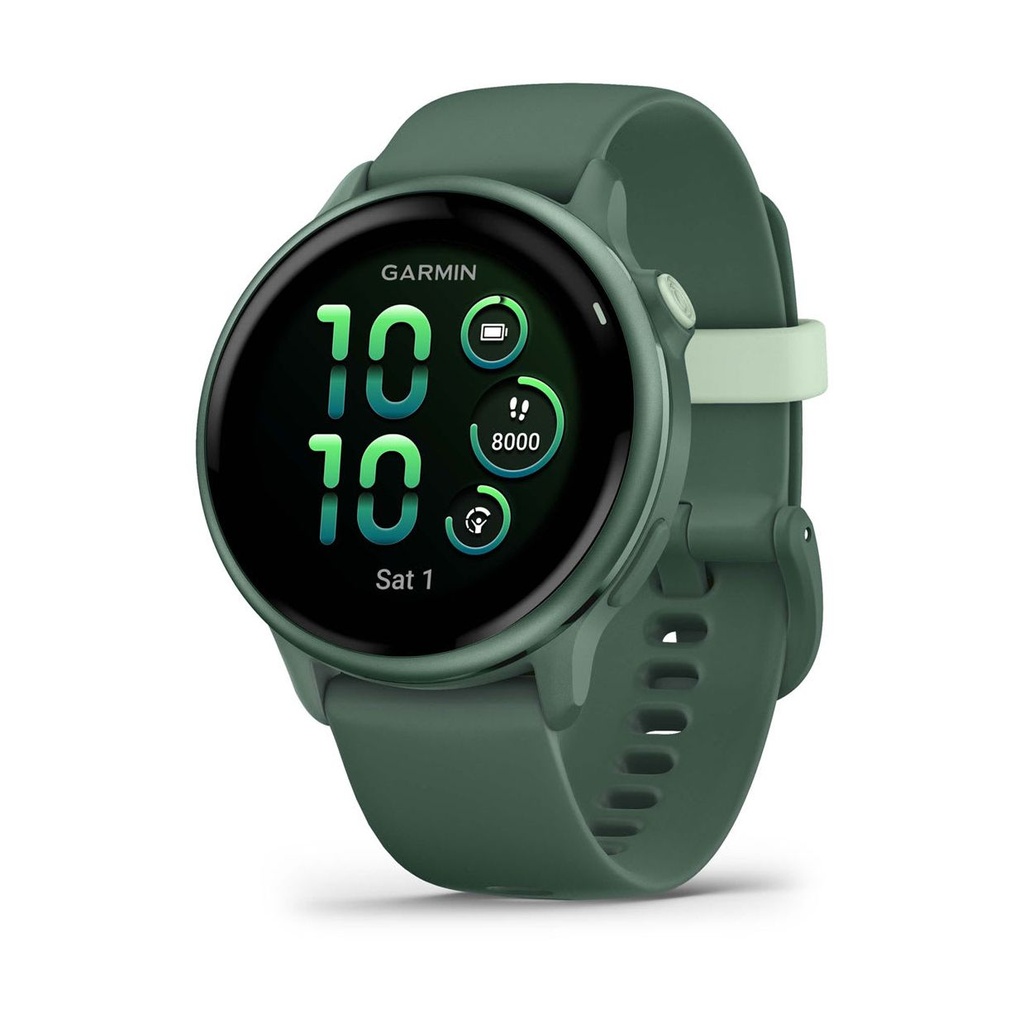 Garmin Vivoactive 6 GPS 42 mm Vert avec bracelet en silicone vert