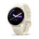 Garmin Vivoactive 6 GPS 42mm Dorado con Correa de Silicona Blanca