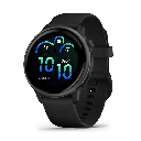 Garmin Vivoactive 6 GPS 42 mm Noir avec bracelet en silicone noir