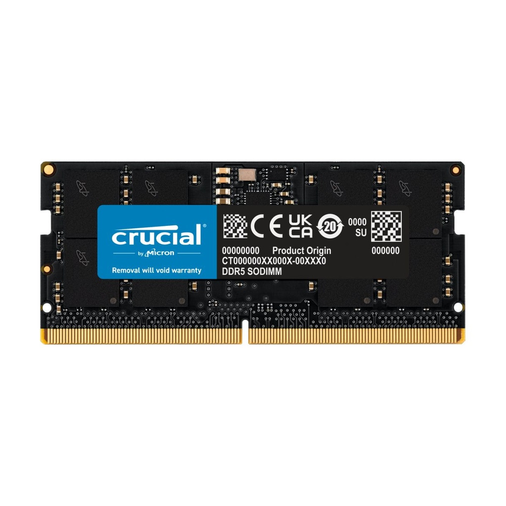MEMORIA CRUCIAL SO-DIMM DDR5 16GB 5600MHZ CL40