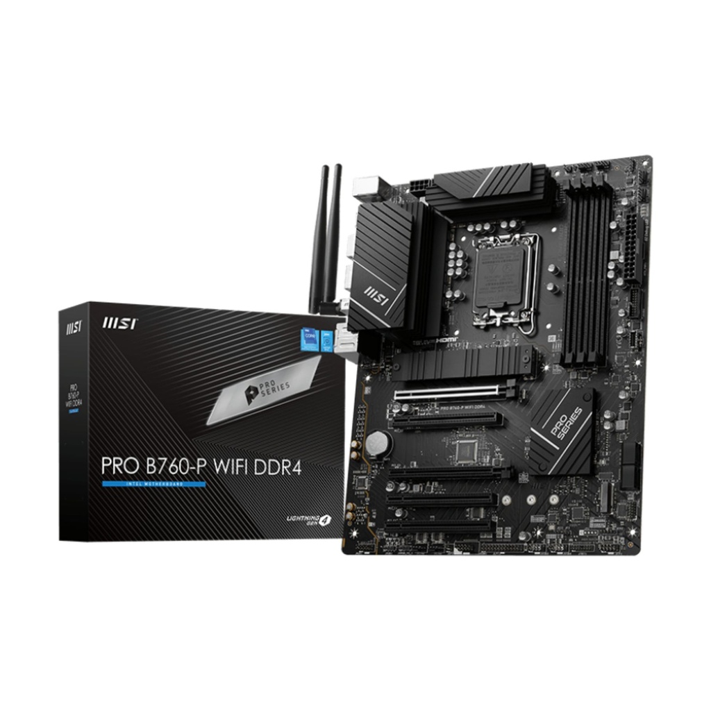 PLACA MSI PRO B760-P WIFI 1700 ATX 4XDDR4