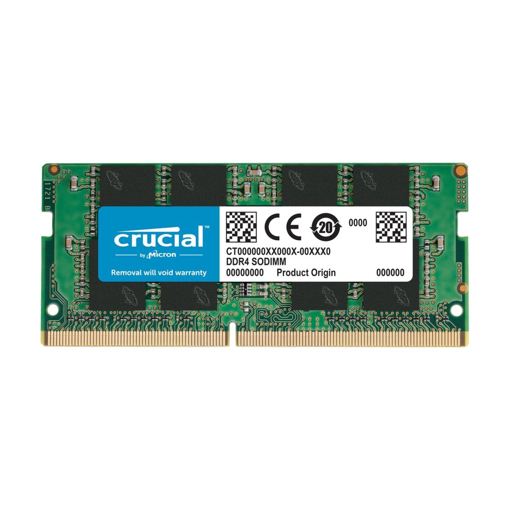 Crucial CT8G4SFRA32A, 8 GB, 1 x 8 GB, DDR4, 3200 MHz, 260-pin SO-DIMM